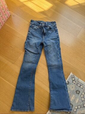 American Eagle Outfitters Medium Blue Flare Jeans